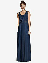 Front View Thumbnail - Midnight Navy Dessy Bridesmaid Dress 3006