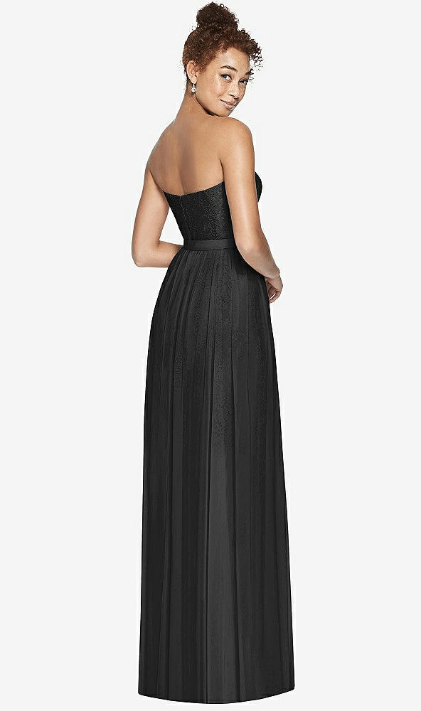 Back View - Black Dessy Bridesmaid Dress 3007