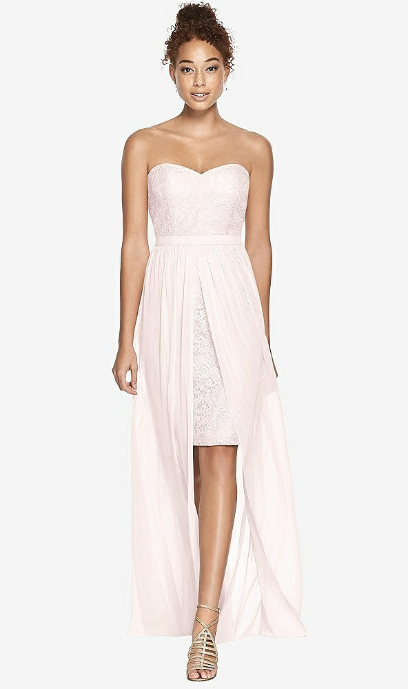 Front View - Blush Dessy Bridesmaid Dress 3007