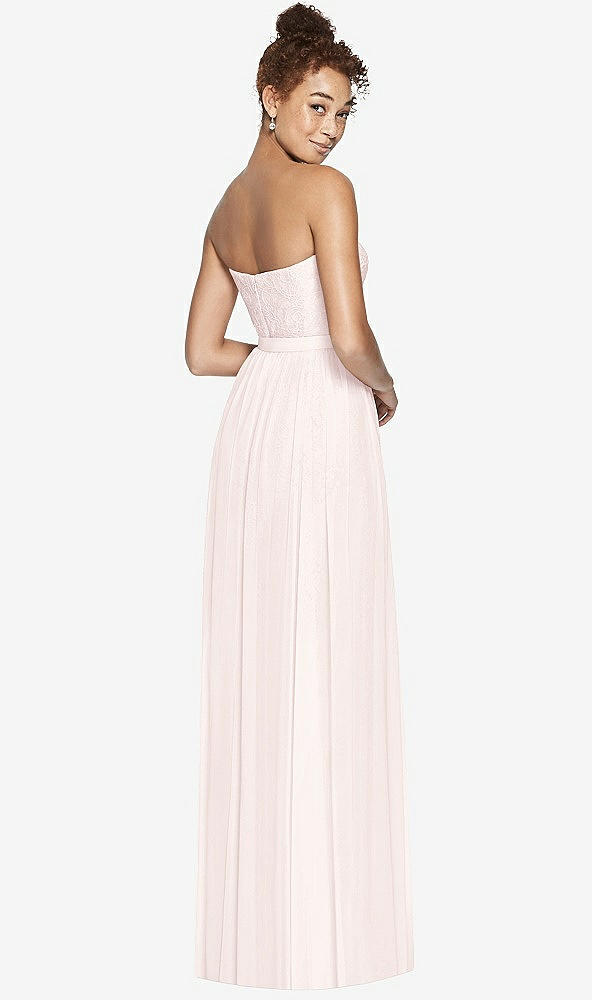 Back View - Blush Dessy Bridesmaid Dress 3007