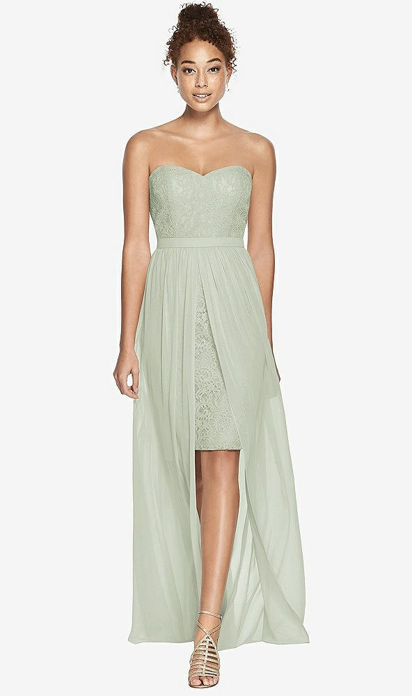 Front View - Celadon Dessy Bridesmaid Dress 3007