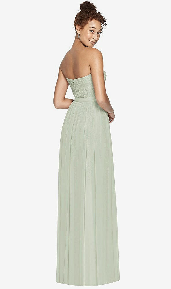 Back View - Celadon Dessy Bridesmaid Dress 3007
