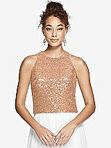 Front View Thumbnail - Copper Rose Dessy Bridesmaid Top T3008