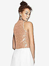 Rear View Thumbnail - Copper Rose Dessy Bridesmaid Top T3008