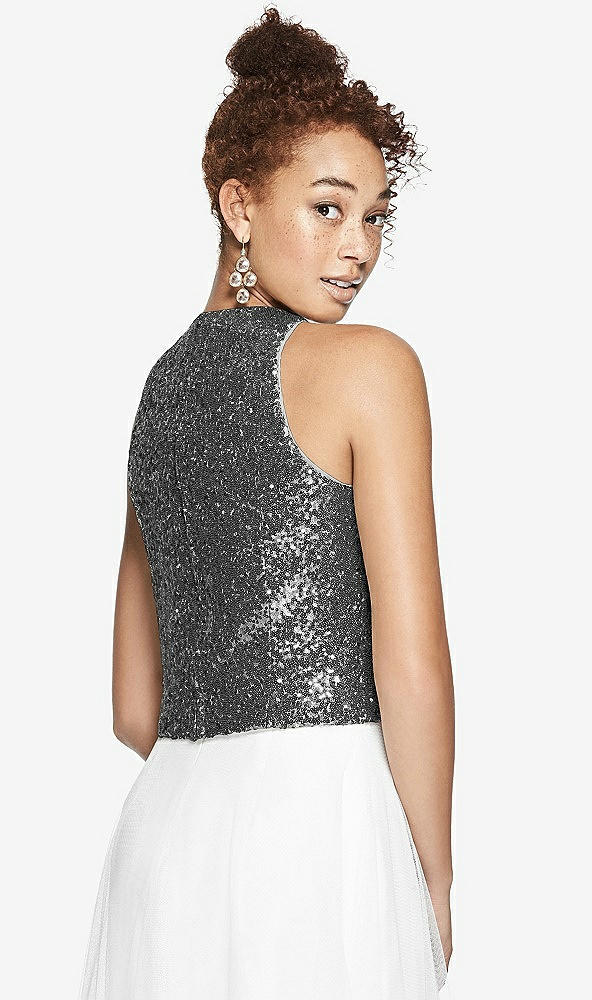 Back View - Stardust Dessy Bridesmaid Top T3008