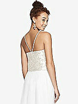 Rear View Thumbnail - Ivory Dessy Bridesmaid Top T3009