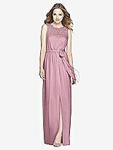 Front View Thumbnail - Dusty Pink Dessy Bridesmaid Dress 3025