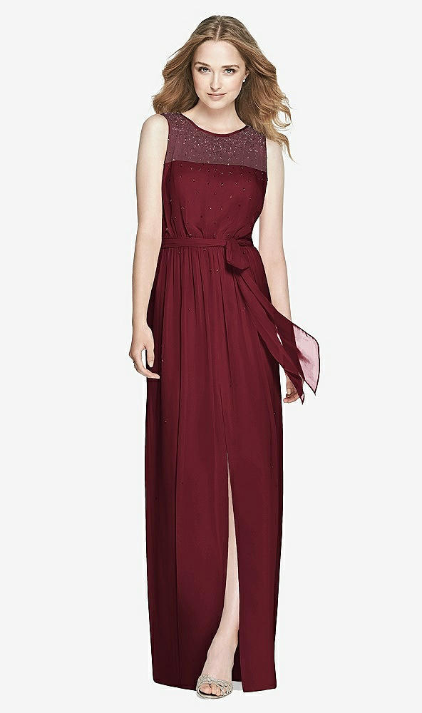 Front View - Cabernet Dessy Bridesmaid Dress 3025