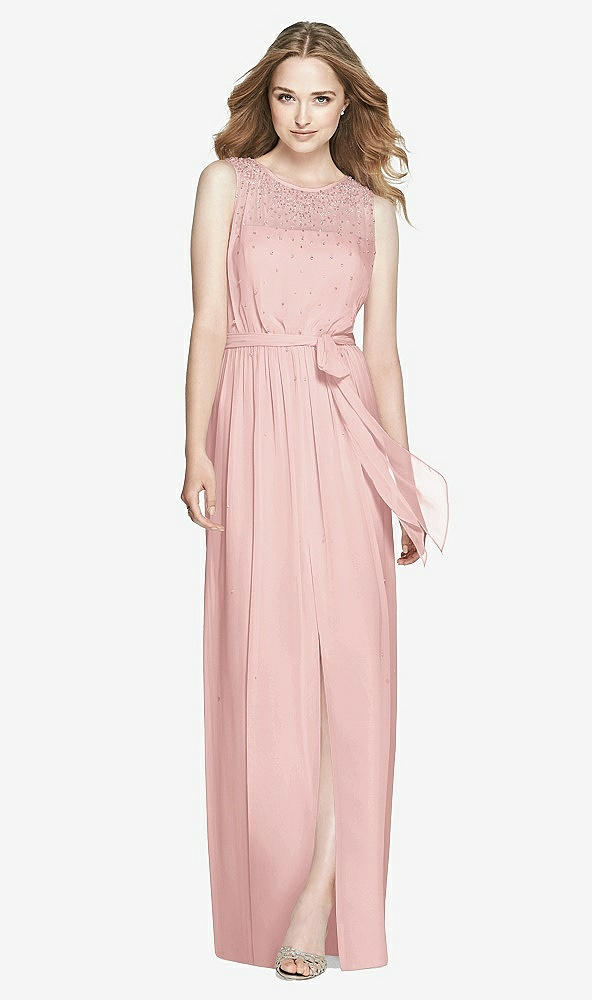 Front View - Rose Dessy Bridesmaid Dress 3025