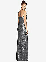 Rear View Thumbnail - Charcoal Gray After Six Bridesmaid Dress 6786