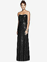 Front View Thumbnail - Black After Six Bridesmaid Dress 6786