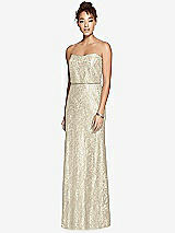 Front View Thumbnail - Champagne After Six Bridesmaid Dress 6786