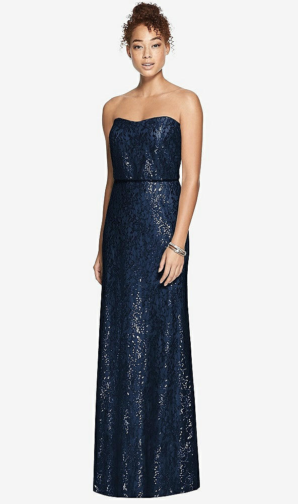 Front View - Midnight Navy After Six Bridesmaid Dress 6786