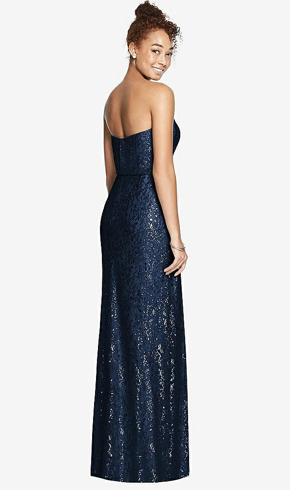Back View - Midnight Navy After Six Bridesmaid Dress 6786