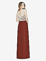 Rear View Thumbnail - Auburn Moon & Ivory After Six Bridesmaid Dress 6773