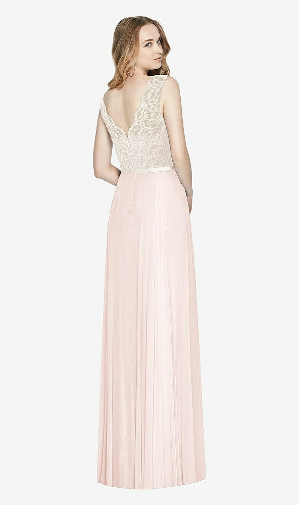 Back View - Blush & Ivory After Six Bridesmaid Dress 6773