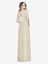 Rear View Thumbnail - Champagne & Ivory After Six Bridesmaid Dress 6773