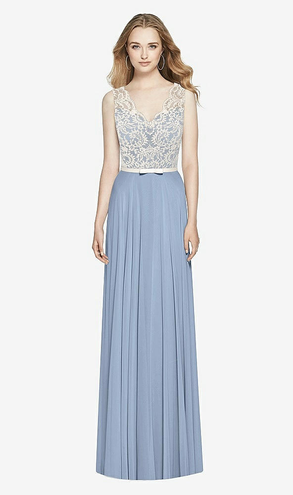 Front View - Cloudy & Ivory After Six Bridesmaid Dress 6773