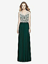Front View Thumbnail - Evergreen & Ivory After Six Bridesmaid Dress 6773