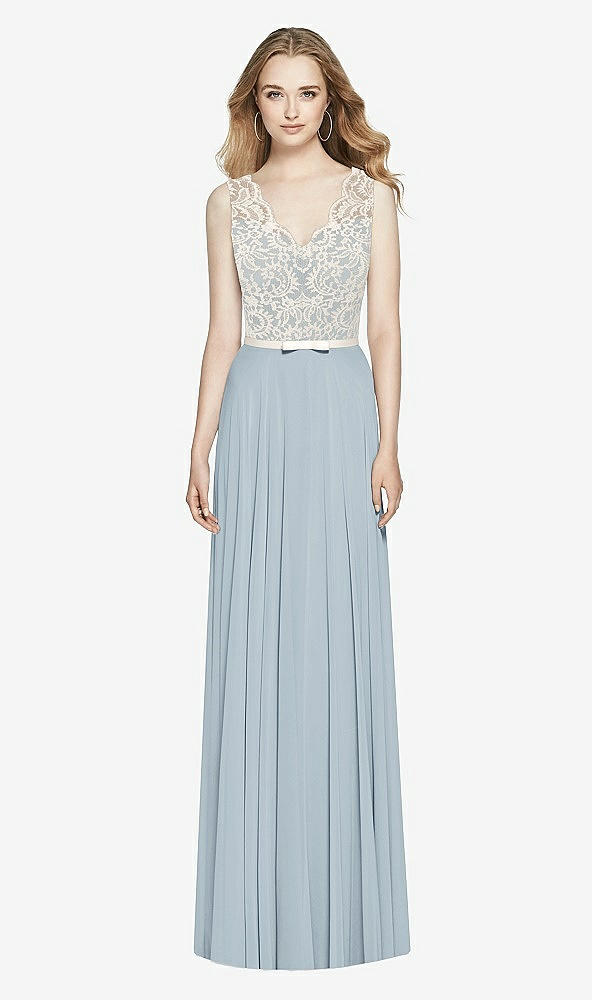 Front View - Mist & Ivory After Six Bridesmaid Dress 6773