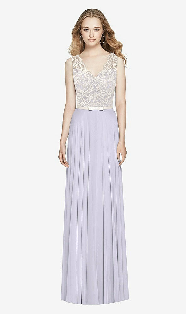 Front View - Silver Dove & Ivory After Six Bridesmaid Dress 6773