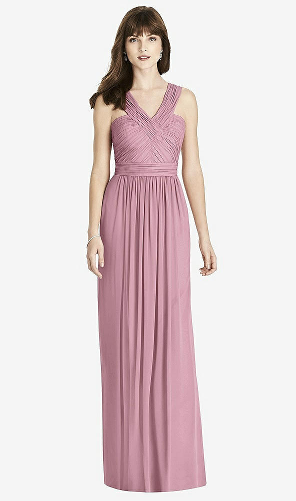 Front View - Dusty Pink After Six Bridesmaid Dress 6785