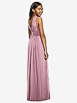 Rear View Thumbnail - Dusty Pink Dessy Collection Junior Bridesmaid Dress JR543