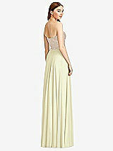Rear View Thumbnail - Butter Yellow & Cameo Studio Design Bridesmaid Dress 4529
