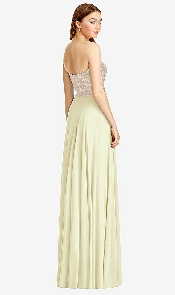 Back View - Butter Yellow & Cameo Studio Design Bridesmaid Dress 4529