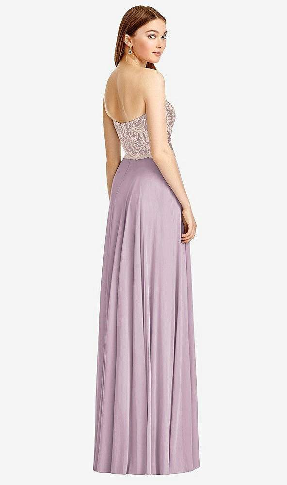Back View - Suede Rose & Cameo Studio Design Bridesmaid Dress 4529