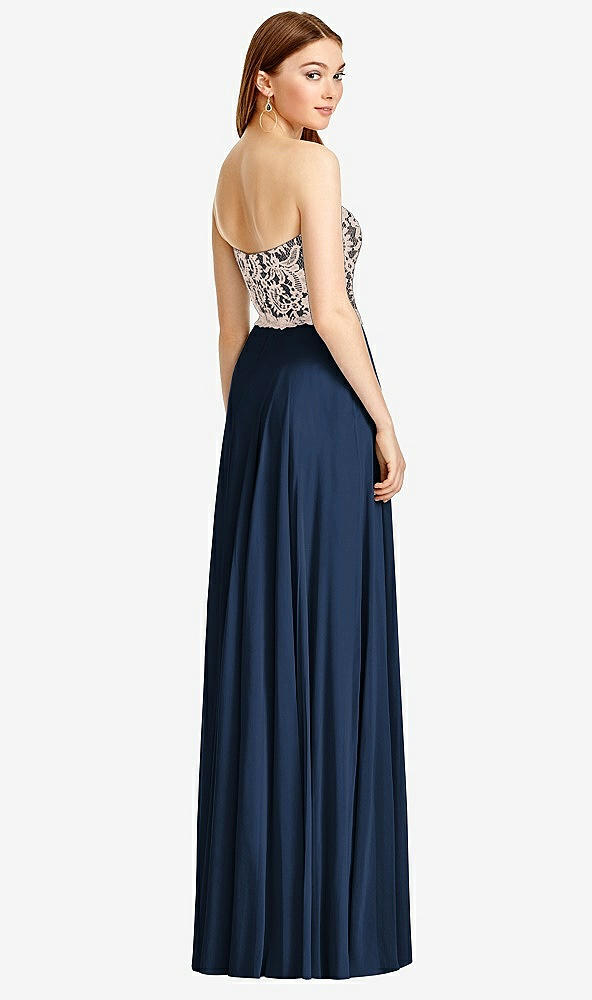 Back View - Midnight Navy & Cameo Studio Design Bridesmaid Dress 4529