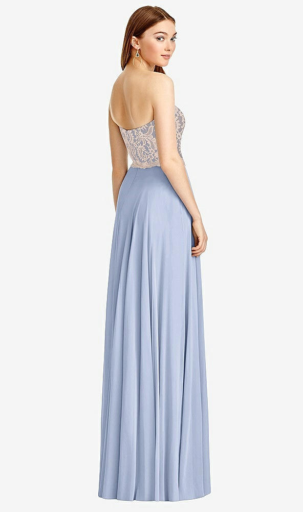 Back View - Sky Blue & Cameo Studio Design Bridesmaid Dress 4529