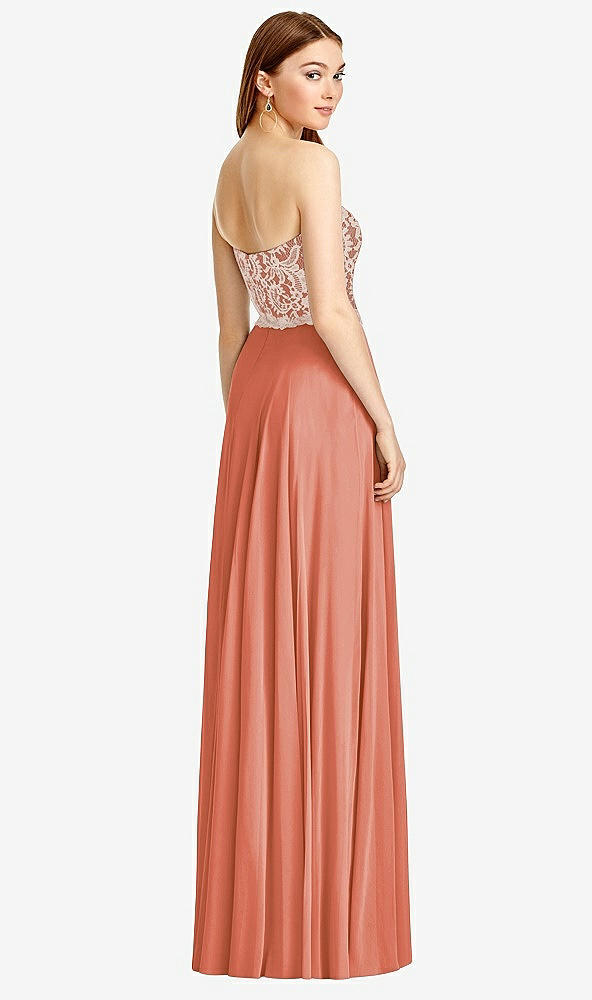Back View - Terracotta Copper & Cameo Studio Design Bridesmaid Dress 4529