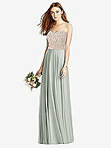 Front View Thumbnail - Willow Green & Cameo Studio Design Bridesmaid Dress 4529