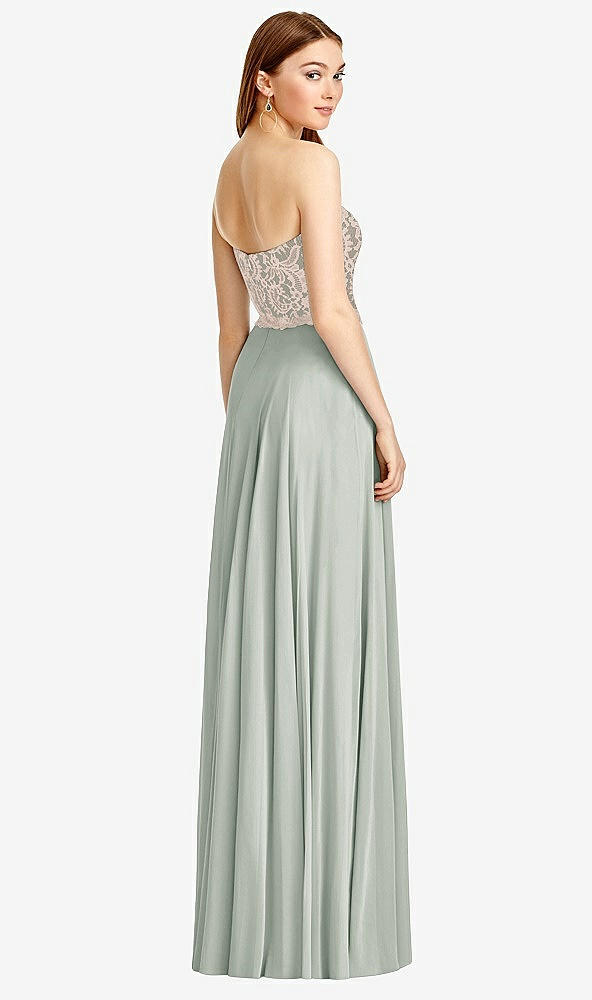 Back View - Willow Green & Cameo Studio Design Bridesmaid Dress 4529