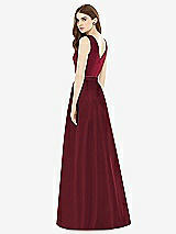 Rear View Thumbnail - Cabernet & Burgundy Alfred Sung Bridesmaid Dress D753