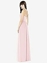 Rear View Thumbnail - Ballet Pink Sweeheart Chiffon Natural Waist Dress