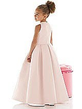 Rear View Thumbnail - Blush Flower Girl Dress FL4059