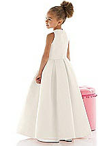 Rear View Thumbnail - Ivory Flower Girl Dress FL4059