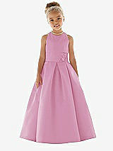 Front View Thumbnail - Powder Pink Flower Girl Dress FL4059