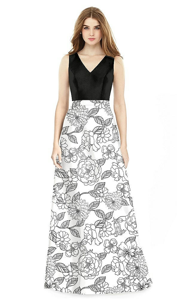 Front View - Botanica Alfred Sung Bridesmaid Dress D754CP