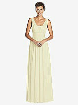 Front View Thumbnail - Butter Yellow Dessy Collection Bridesmaid Dress 3026