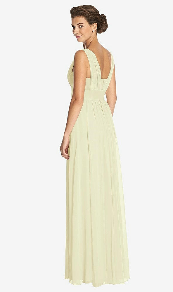 Back View - Butter Yellow Dessy Collection Bridesmaid Dress 3026