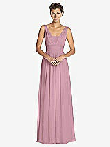 Front View Thumbnail - Dusty Pink Dessy Collection Bridesmaid Dress 3026