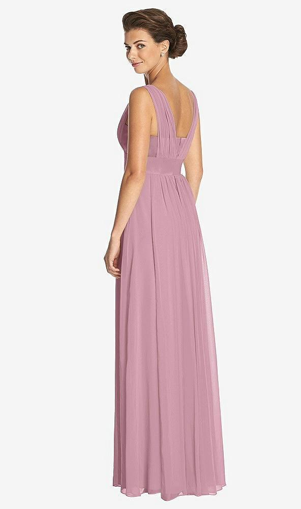 Back View - Dusty Pink Dessy Collection Bridesmaid Dress 3026