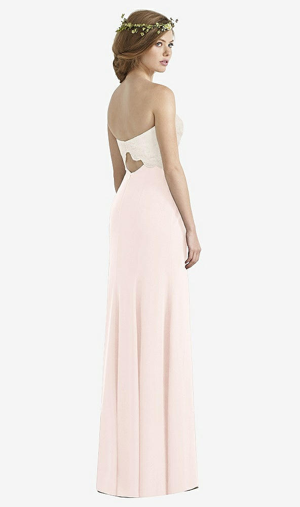 Back View - Blush & Ivory Social Bridesmaids Dress 8191