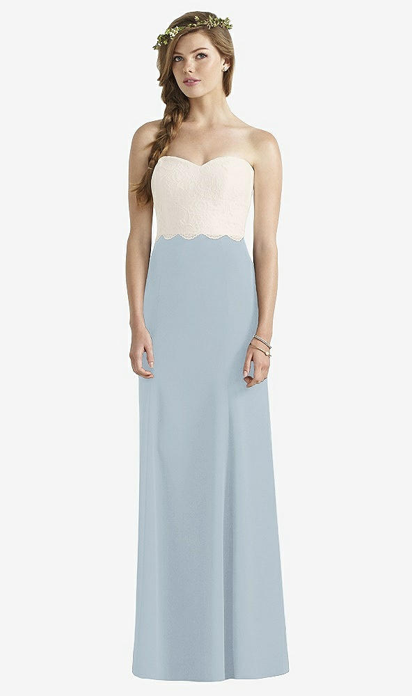 Front View - Mist & Ivory Social Bridesmaids Dress 8191