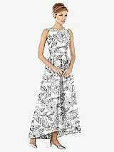 Front View Thumbnail - Botanica Alfred Sung Bridesmaid Dress D706FP