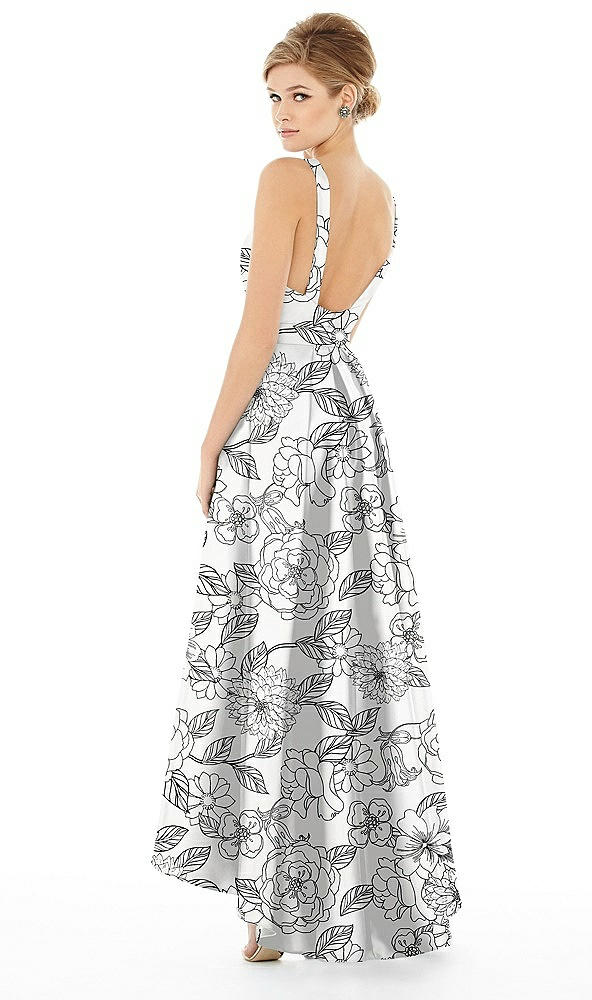 Back View - Botanica Alfred Sung Bridesmaid Dress D706FP