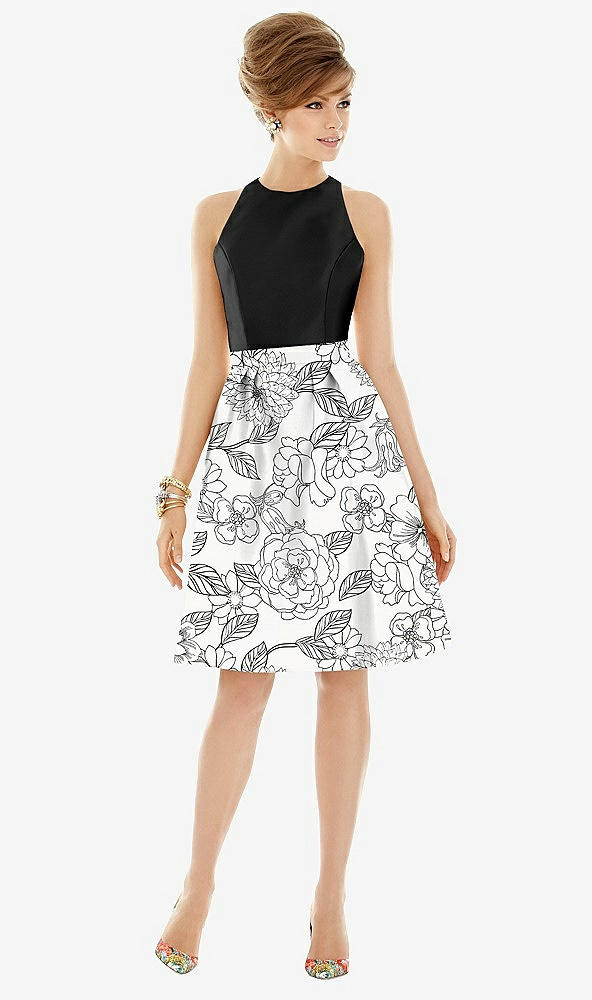 Front View - Botanica Alfred Sung Bridesmaid Dress D696CP